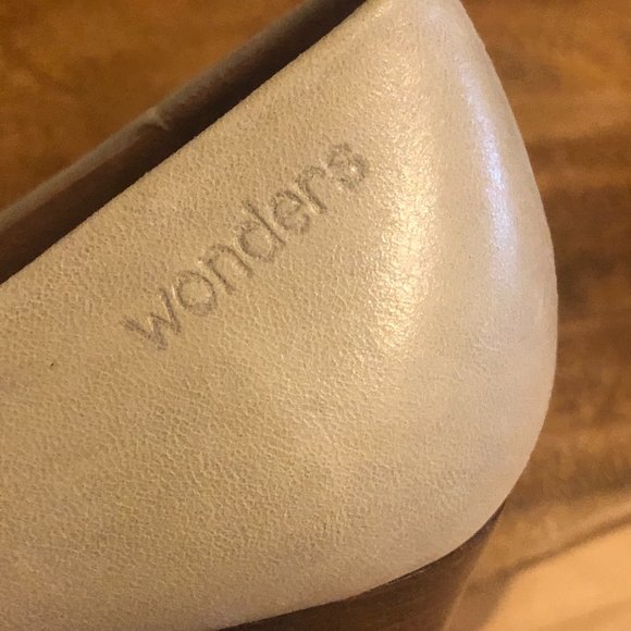 EUC Wonders Court Shoe - Cream Size 7 - Picture 8 of 13